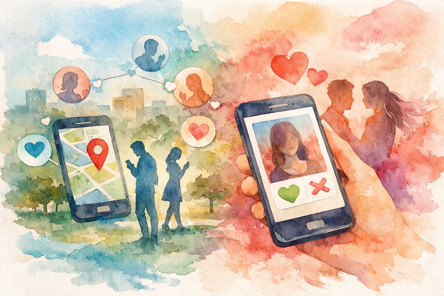 Location Based Social App vs Swipe Dating