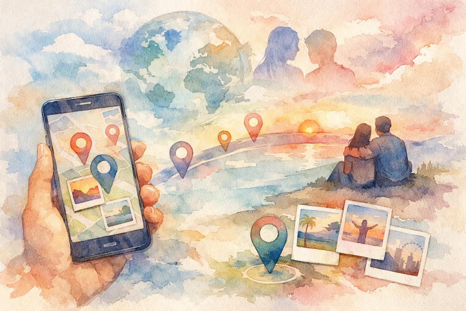 Geo Tagged Social App Review for Missed Moments